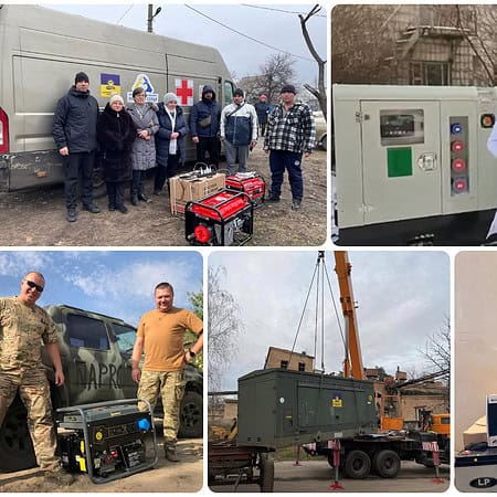 Fundraiser voor generatoren en heat packs voor Oekraïne