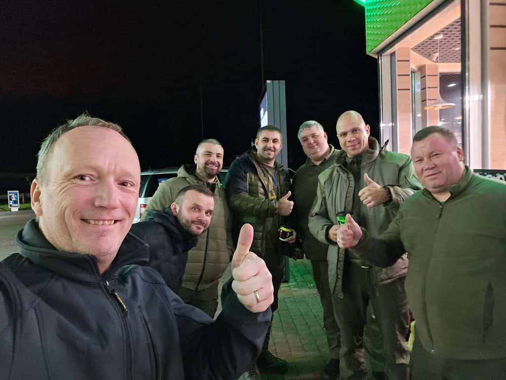 Arno met onze partners van Unbreakable hearts