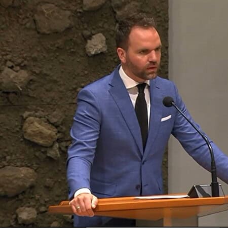 Parliamentarian Derk Boswijk supports our anti-drone net project and appeals to give more government support