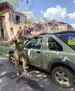 Dutch volunteer grateful for donated Landrover
