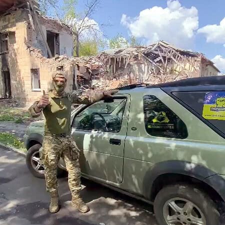 Dutch volunteer grateful for donated Landrover