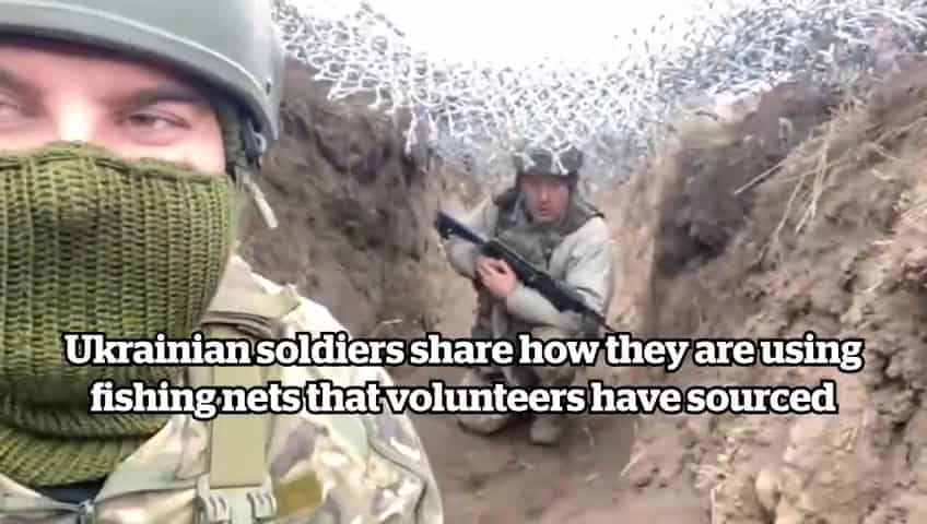 screenshot video on iPaper, story about anti drone nets