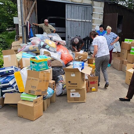 Aid goods arrived in Hlukhiv