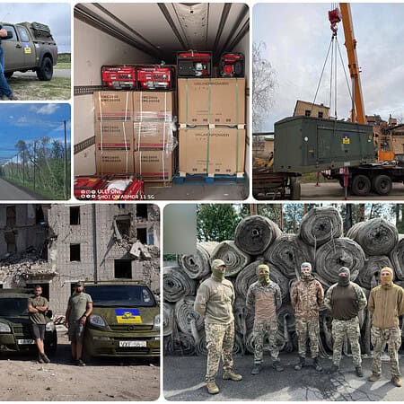 Delivered goods to armed forces of Ukraine