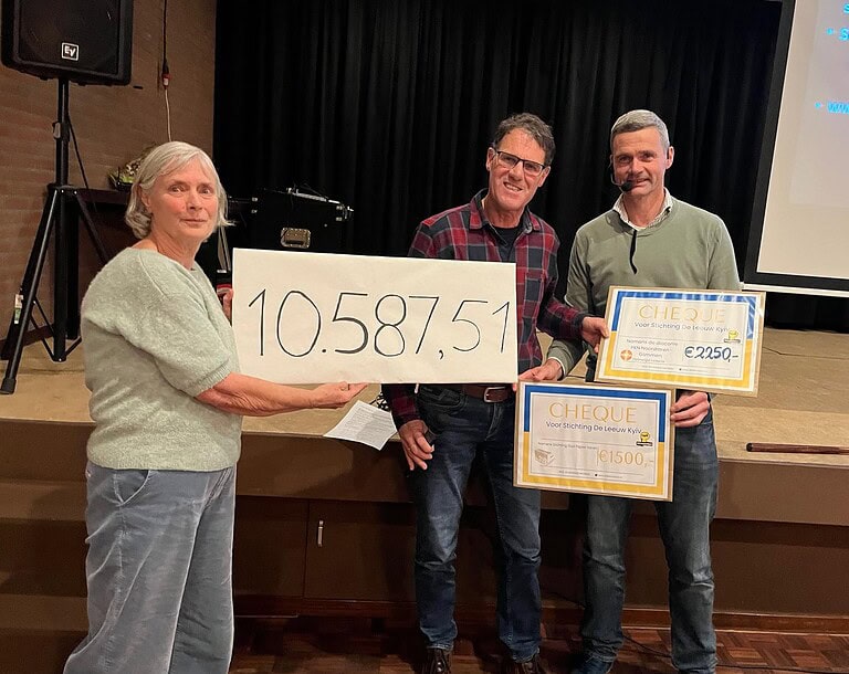 Meer dan €14.000 opgehaald dankzij lezing van Kees Huizinga bij een benefietavond in Glimmen