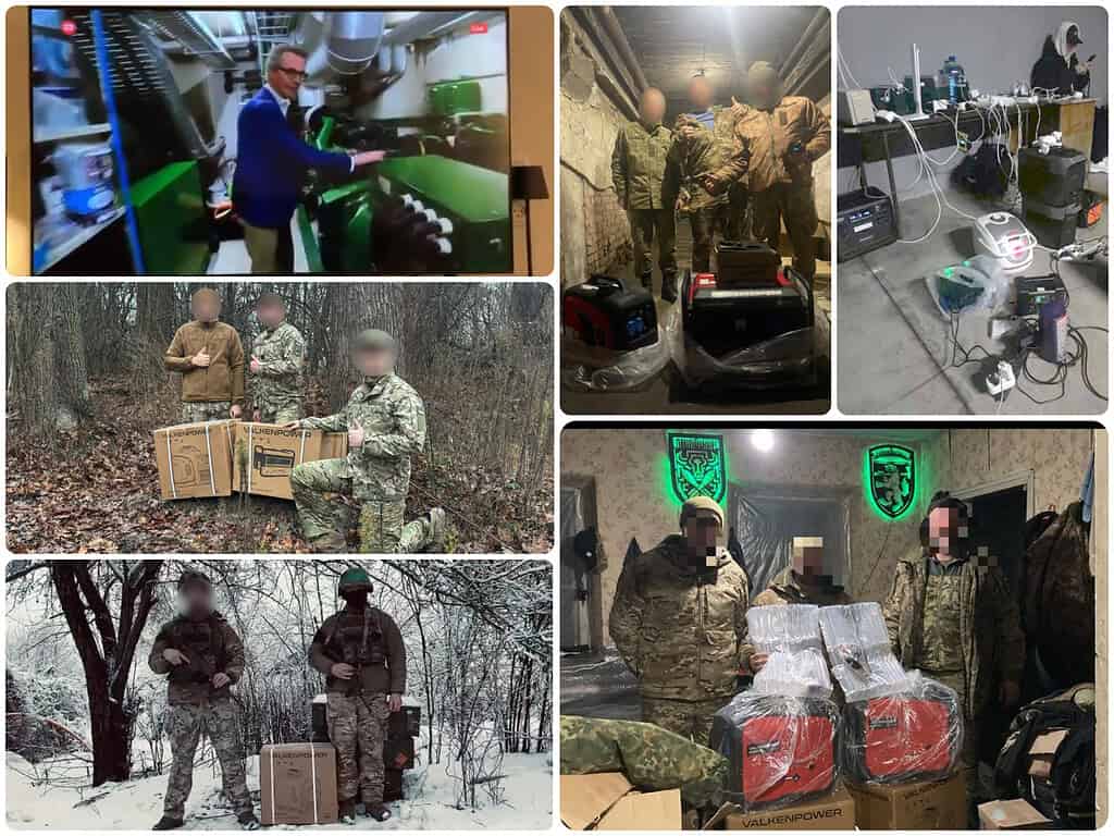 Generatoren en noodstroom geleverd door De Leeuw Kyiv in Oekraïne