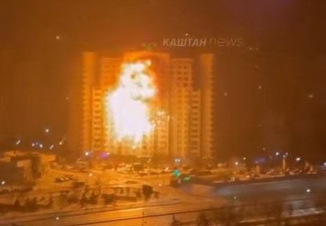 Shahed aanval op flat bij Noud en Guido in de buurt