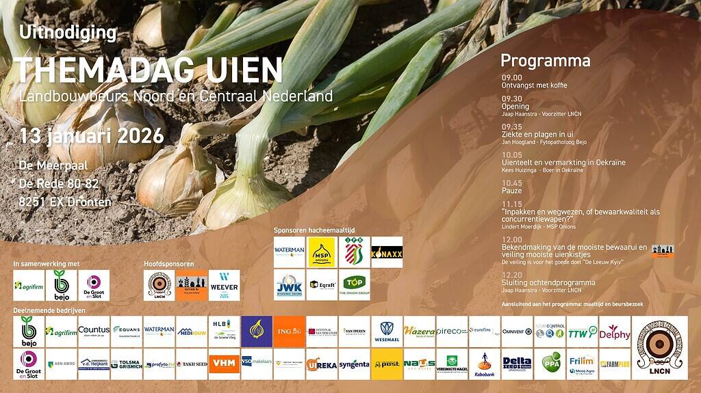 Winnend uienkistje tijdens de Nationale Uiendag geveild voor Oekraïne