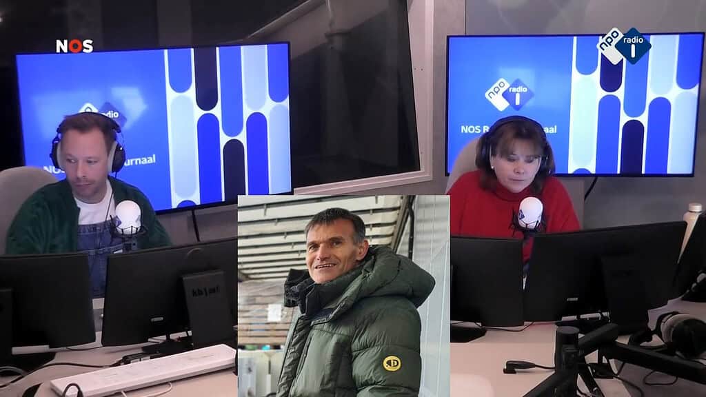 Guido interview Radio 1 journaal over levering generatoren aan Oekraïne door De Leeuw Kyiv