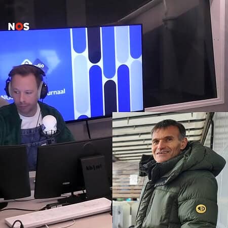Guido interview Radio 1 journaal over levering generatoren aan Oekraïne door De Leeuw Kyiv