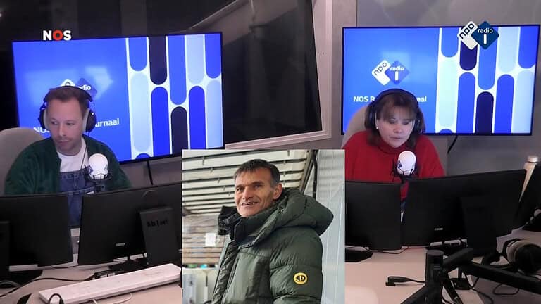 Guido interview Radio 1 journaal over levering generatoren aan Oekraïne door De Leeuw Kyiv