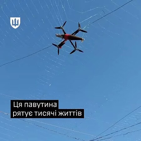 Oekraïne plaatst anti-dronenetten om mensenlevens te redden
